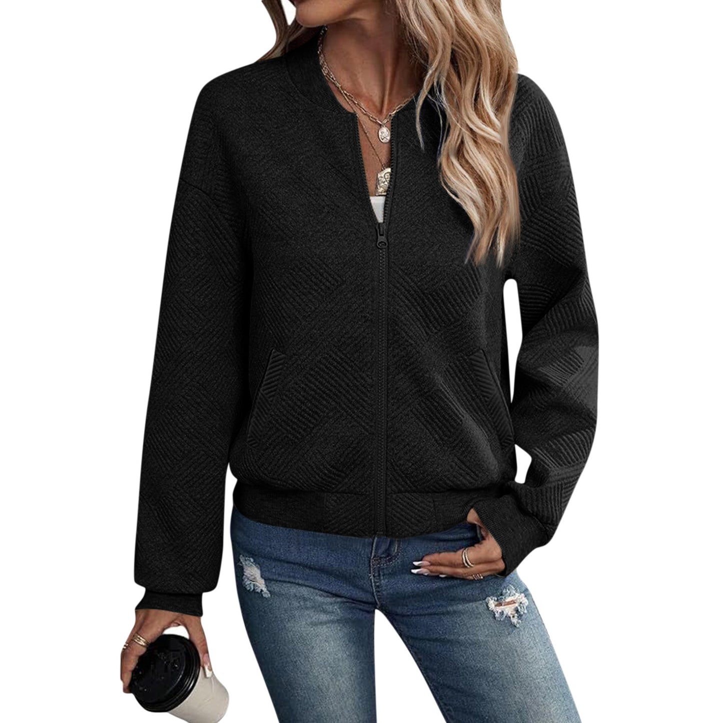 ZyraZip Cardigan Coat