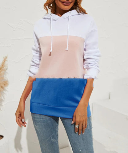 ColorWeave Horizon Hoodie