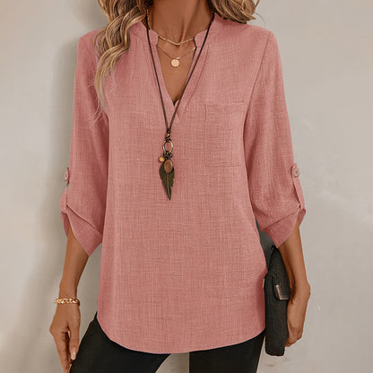 SunDrift Notch Blouse