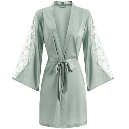 Ice silk halter suspender nightdress