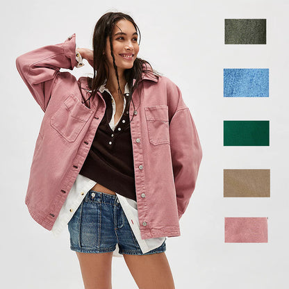 SlitEase Utility Denim Coat