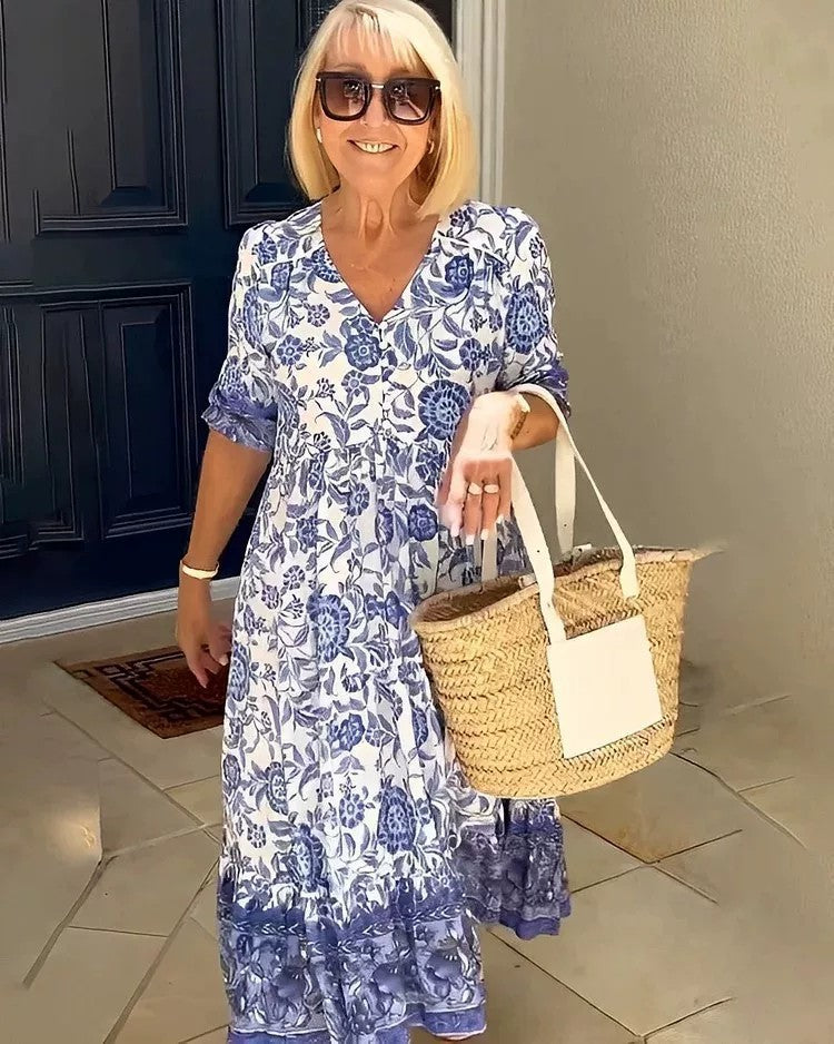 Meadow Grace Plus Floral Dress