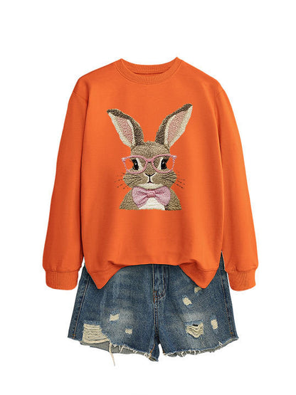 CinnaHop Bow Bunny Sweatshirt