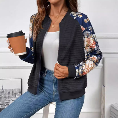 PrintEase Full-Zip Cardigan Coat