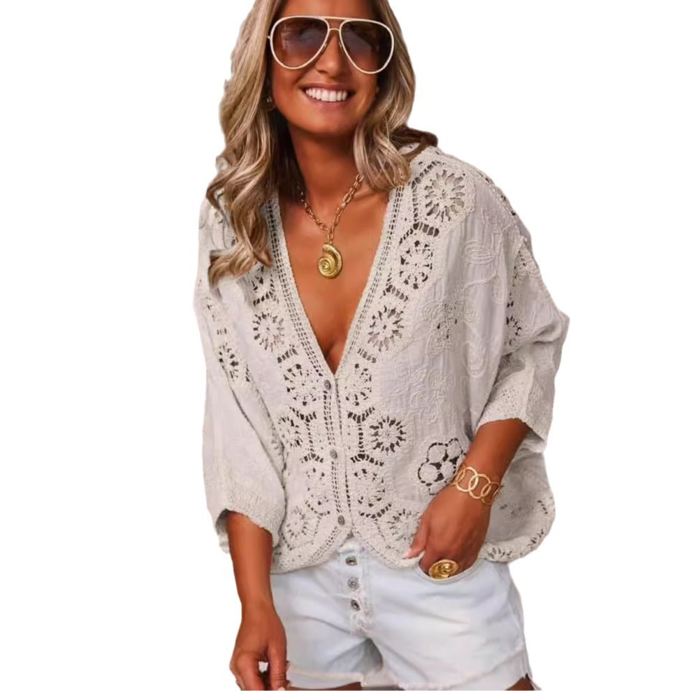 Elisette LaceWhisper Blouse