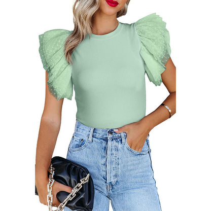 Florette Ease Ruffle Top