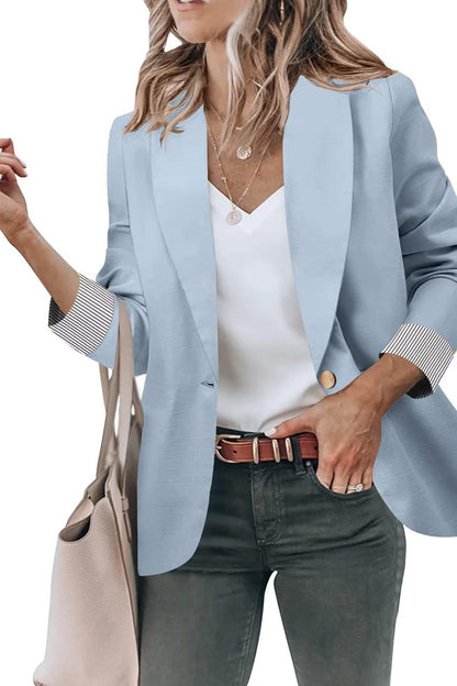 ChicCrest Buttoned Cardigan Blazer