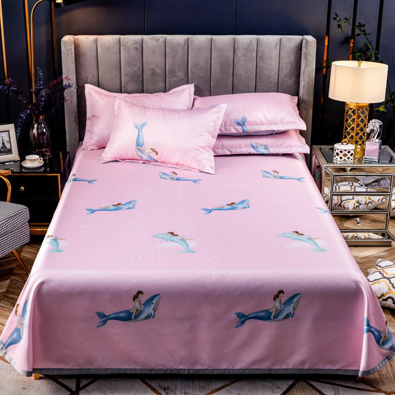 Machine Washable Three-piece Ice Silk Mat