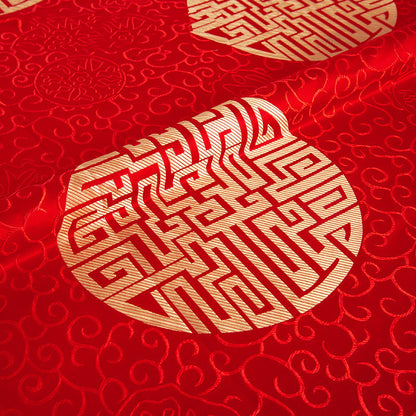 Fashion Chinese Jacquard Silk Satin Fabric