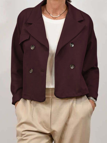 ÉlanChic Double-Breasted Blazer