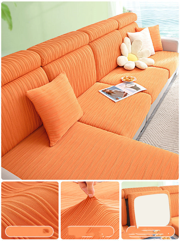 Ice Silk Elastic Sofa Cover Full Package