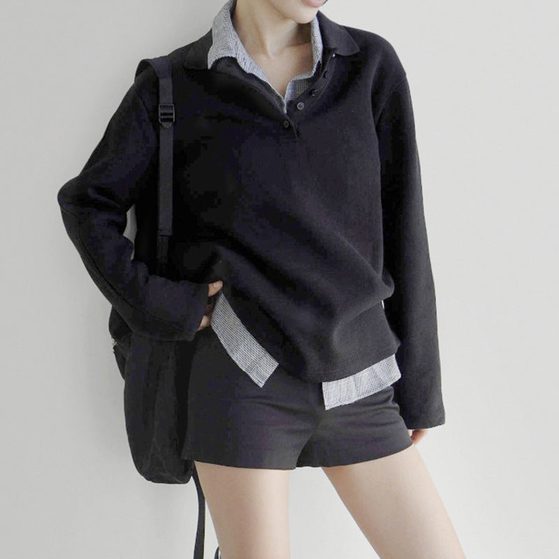 LayerLuxe Faux Two-Piece Sweater