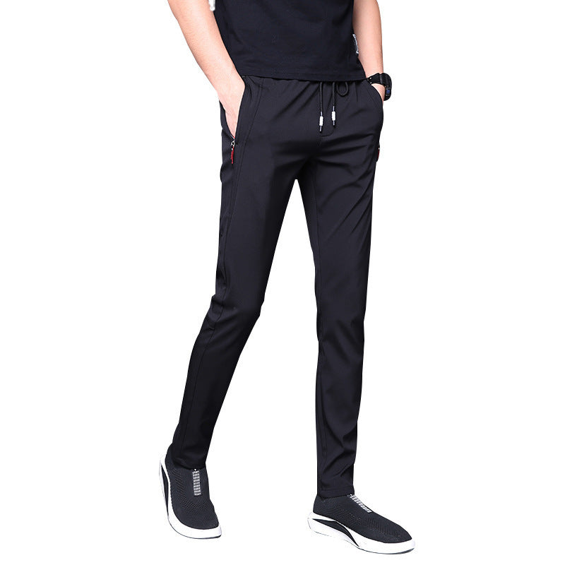 Ice silk men's casual pants