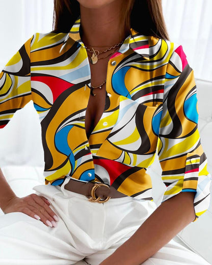 Aurelline Polo Print Shirt