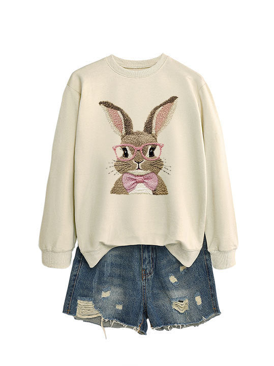 CinnaHop Bow Bunny Sweatshirt