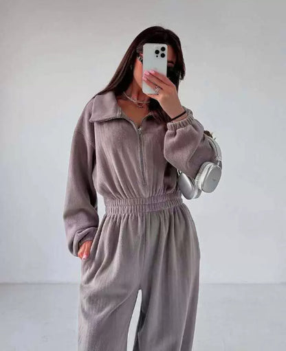EaseForm Elastic Waist Jumpsuit