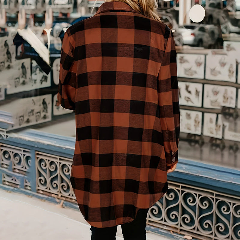 Harvest Plaid Button-Up Shirt