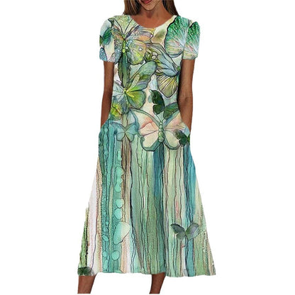 Blossom Haven Pocket Dress