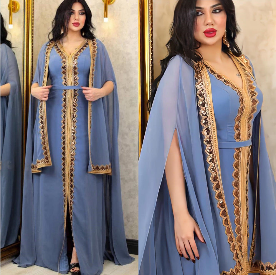 Zuleyha RadianceCape Gown