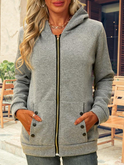 FleeceHaven Mid-Length Hoodie