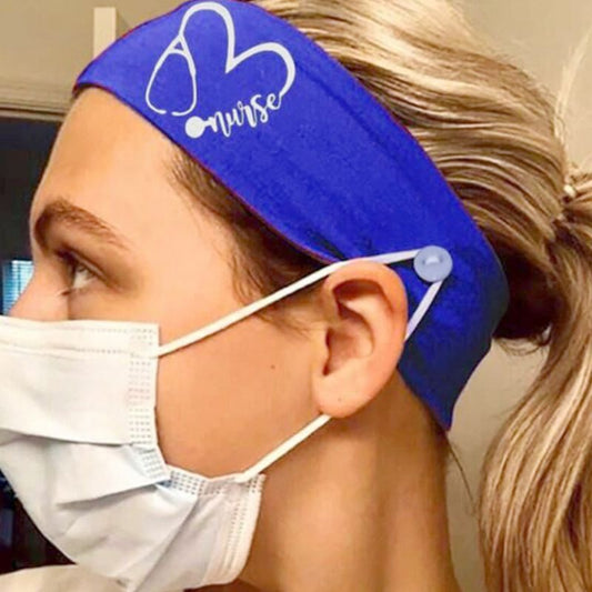 Milk Silk Mask Button Hair Band