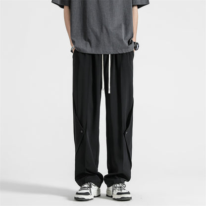 Summer Thin Ice Silk Casual Pants Men