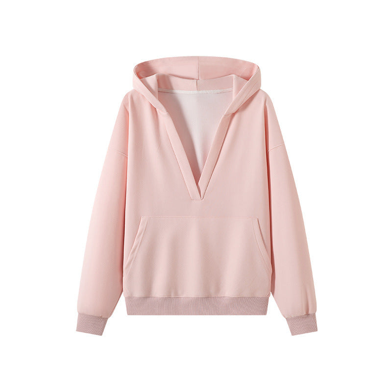 VeraEase™ V-Neck Hoodie Coat