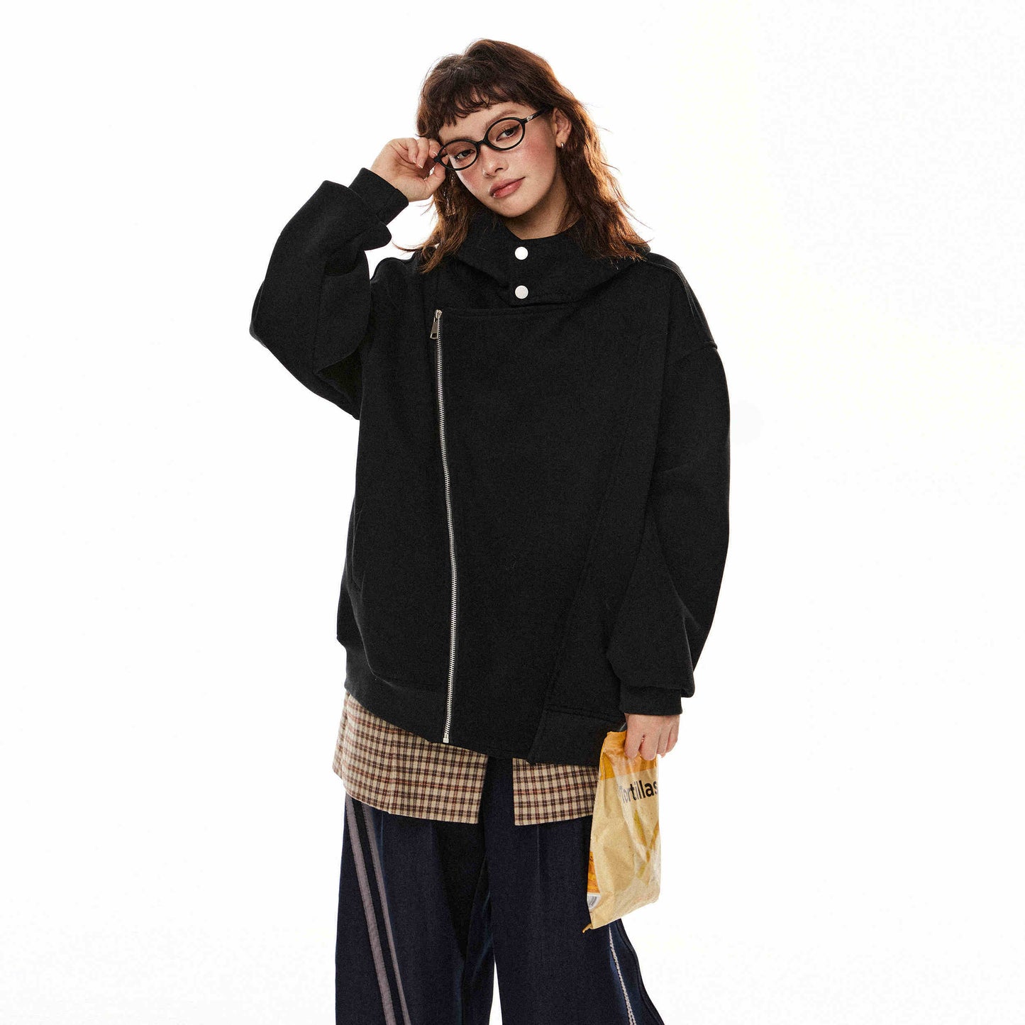 ZippaMuse Retro Hoodie Coat