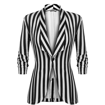 Élan Pleat Cropped Suit Jacket