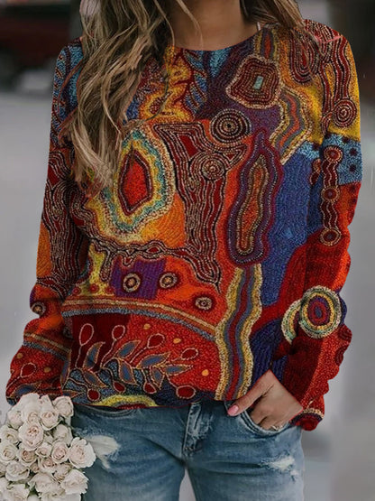 EthnoEase Retro Sweatshirt
