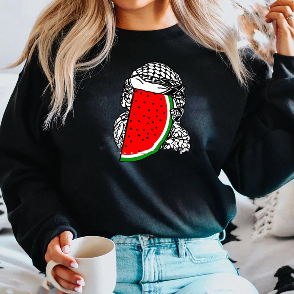 Melona Scarf Print Top