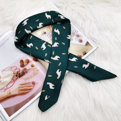 The New Scarf Professional Small Scarf Headband Silk
