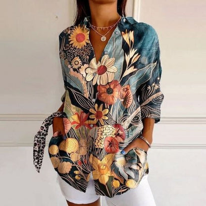 The PetalMuse 3D Floral Shirt