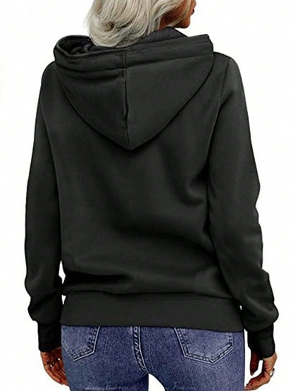 INAWLY SplitZip Luxe Hoodie