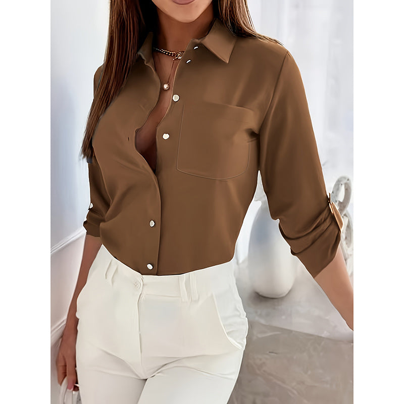 VeraForm Button-Down Blouse