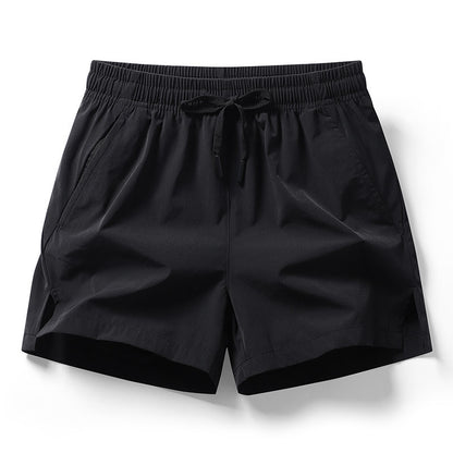 Sports Shorts Slit Women's Ice Silk Leisure Stretch