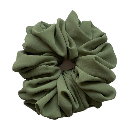 Big Head Bouquet Chiffon Large Intestine Ring Hair Ring