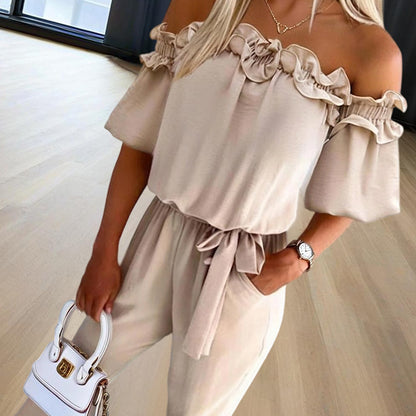 Aurévia Ruffle Jumpsuit