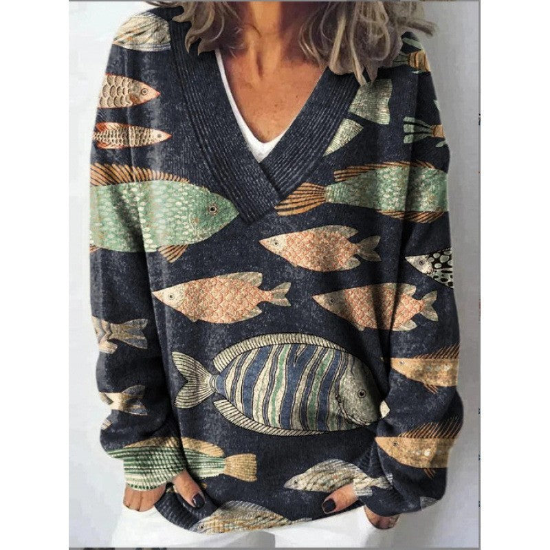 FloraVision 3D Pullover