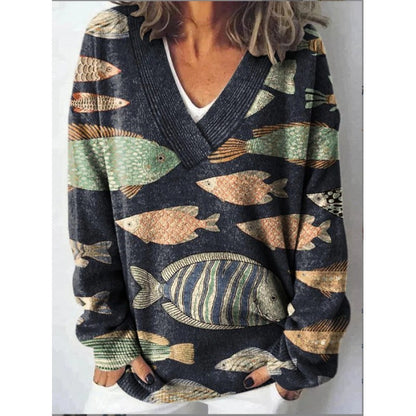 FloraVision 3D Pullover