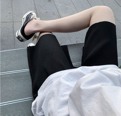 New Hong Kong Style Ice Silk Shorts