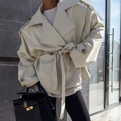 DriftEase Belted Trench