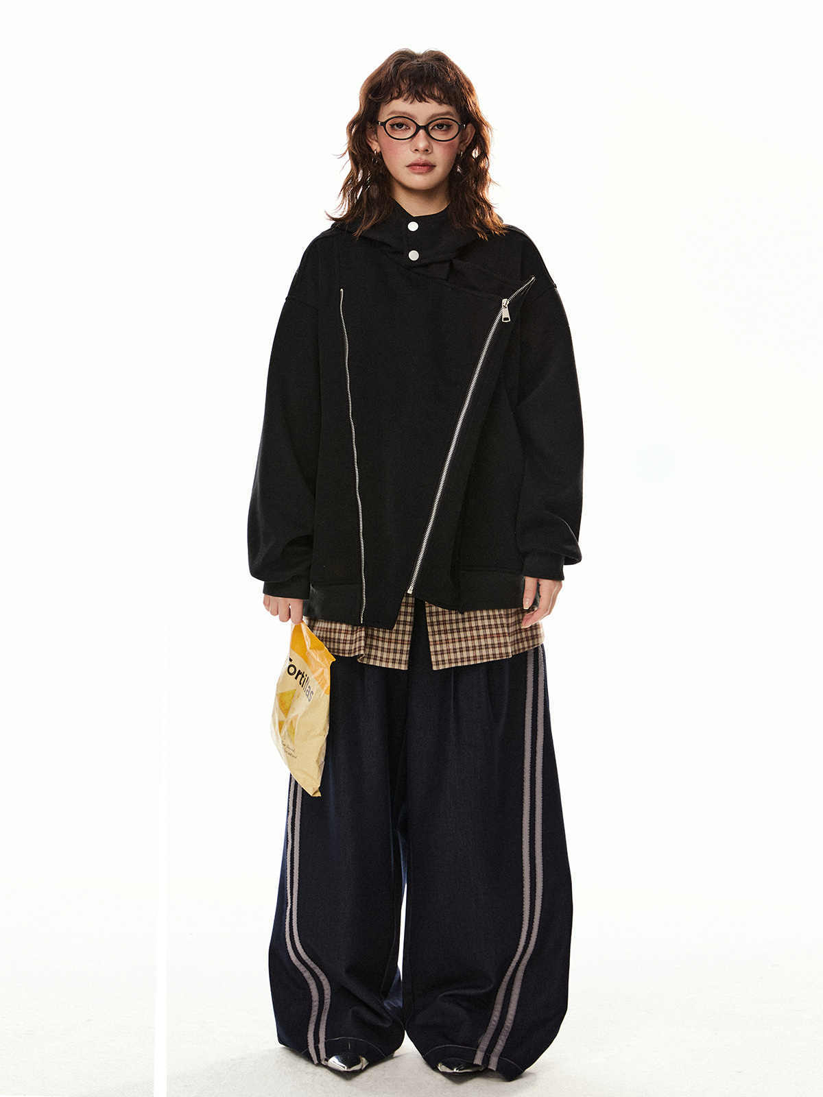 ZippaMuse Retro Hoodie Coat