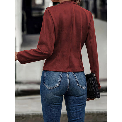 Suédelle Notch Blazer