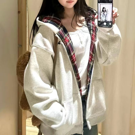 Heritage Plaid Fleece Hoodie