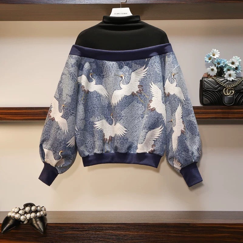 CraneWhisper Stitch Sweater
