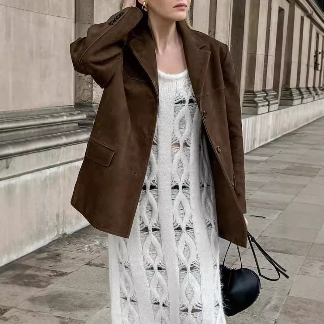 VeluraCasual Suede Jacket