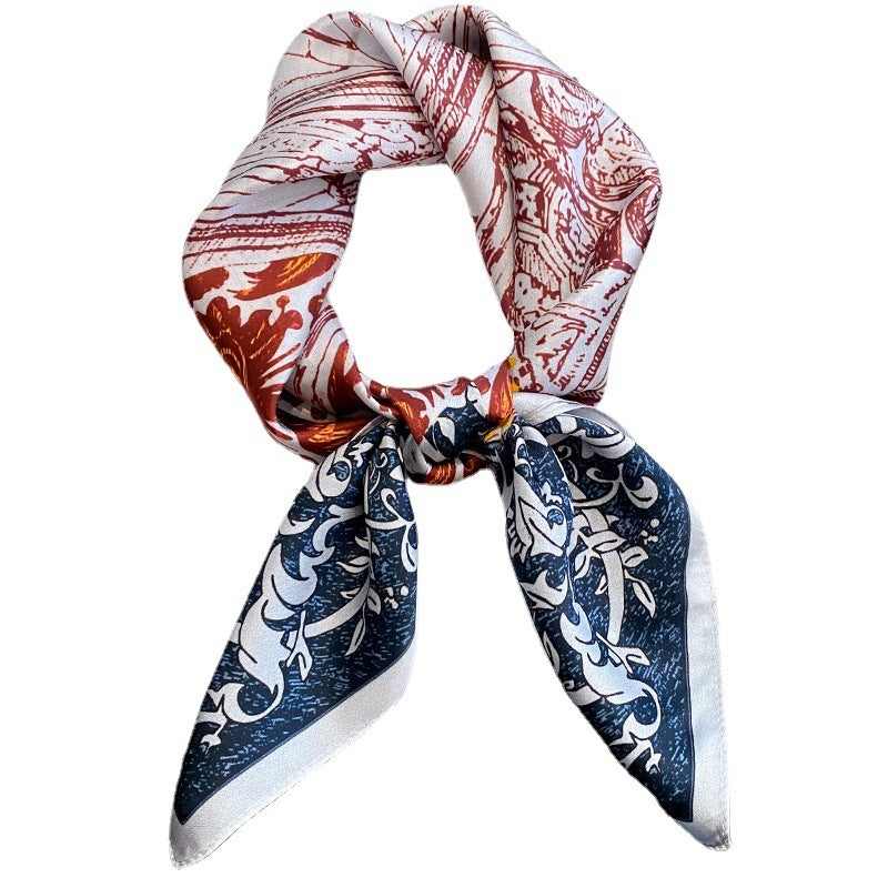 Silk Square Scar Decorative Collar Neck Guard