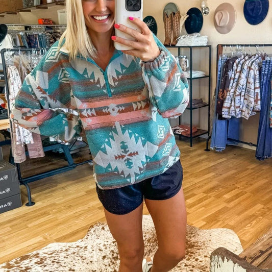 EmeraldTribe Quarter-Zip Sweatshirt