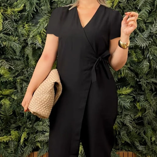 VestraFlow™ Cross-Strap Jumpsuit
